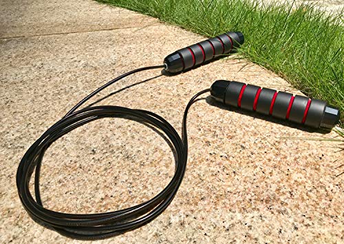 CATHYLIFE Jump Rope Tangle-Free, for Adults Men Women Kids, Memory Foam Handles Ideal for Aerobic Exercise Like Speed Training, Endurance Training and Fitness Gym, Adjustable Skipping Rope