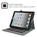 Fintie iPad 2/3/4 Case [Corner Protection] - [Multi-Angle Viewing] Folio Stand Smart Cover with Card Pocket, Auto Sleep / Wake for iPad 2, iPad 3 & iPad 4th Gen with Retina Display, Shades of Blue