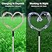 HeyMate Solar Firework Lights Garden DecorHeyMate Solar Firework Lights Garden Decorative Light - 2 Pack Solar Fireworks Lights for Christmas Solar Lights for Outdoor Pathway Patio Yard Lawn