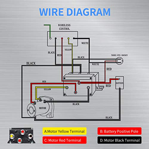 MaySpare MaySpare 12V 500A Winch Solenoid Relay for 8000-15000lb ATV UT Winch Control… - Image 5
