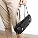 b.m.c BMC Womens Synthetic Patent Leather Evening Clutch w/Black Cord Shoulder Straps - AFTER HOURS BLACK