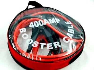 Toolzone Heavy Duty 400Amp Car Van Jump Leads 2.5m Booster Cables AU231