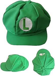 Super Mario Bros: Luigi Cotton Elastic Hat (Teen size)