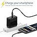 USB-C to USB-C Cable, Steanum 6.6ft/2m Fast Charge and PD USB Type C to Type C 3.1 Gen 2 Braided Cord for New MacBook, Galaxy Note 8 & S8, Huawei Mate 10, Google Pixel,XL, Nexus 5X 6P and More (Black)