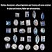 5.10ctw, Genuine Rainbow Moonstone 10x14mm Pear & .925 Silver Overlay Handmade Fashion Rings