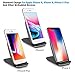 Cubevit Foldable 10W Fast Wireless Charger, [3 Coils] Qi Fast Wireless Charging Pad Stand for Galaxy Note 9/8/5 S9/S9+ S8/S8+ S7/S7 Edge, Standard Charge for Apple iPhone Xs MAX/XR/XS/X/8 (Black)