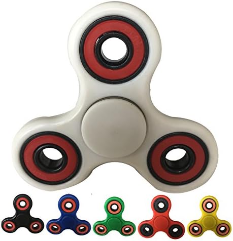 Premium Speed Spinner Fidget Prime Toys With Ceramic Bearing-Super Fast &amp; Long Lasting Spins Time-The Best Way Relieves Your ADHD, Anxiety, Boredom. Killing Time Gift Kids &amp; Adult (White)