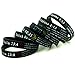 Inkstone Christian Wristbands w/Bible Verses, Bulk 8-Pack - Philippians 4:13, Psalm 23:4, Jeremiah 29:11, & Isaiah 40:31 - Bible Bracelets in Bulk Lot - Unisex Adult Size for Teens Men Women