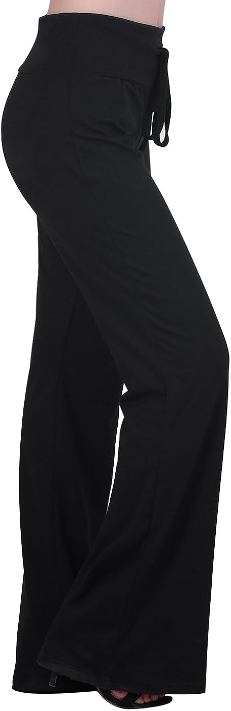HDE Womens Pajama Pants Wide Leg Sleepwear Casual Loose Lounge PJ Bottoms at  Women’s Clothing store
