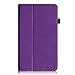 Fintie Samsung Galaxy Tab 4 7.0 Folio Case - Slim Fit Premium Vegan Leather Cover for Samsung Tab 4 7-Inch Tablet, Violet