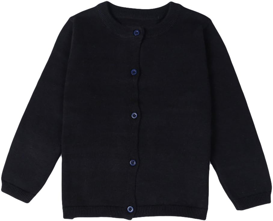 Baby Boys Girls Button-Down Cardigan Toddler Cotton Knit Sweater 1-5t Kid