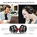 AUSDOM Wireless Headphones/Headset, Bluetooth Headphones Over Ear Foldable with Mic, Apt-X Low Latency, Bluetooth 4.2 Stereo Wired Mode, Fast Audio/LED Codec Indicator/Noise Isolating for TV/PC Gaming