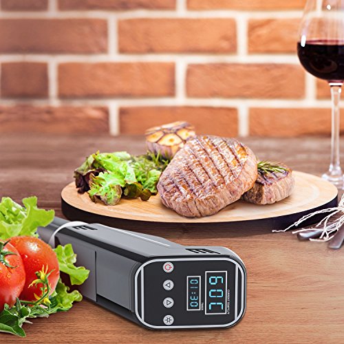Sous Vide Precision Vacuum Slow Cooker with Thermal Immersion Circulatory Accurate Temperature Digital Timer LED Elegant Display - Thumbnail 6