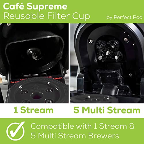 Perfect Pod Cafe Supreme Reusable Single Serve Coffee Filter Cup