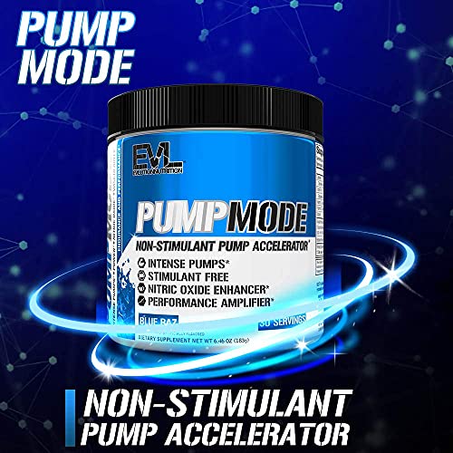 EVL PumpMode Nitric Oxide Supplement Nitric Oxide Booster Pump Pre
