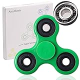 Fidget Spinner, AmyHomie Hand Spinner, Tri-Spinner Fidget Toys for Adults and Kids (Green)