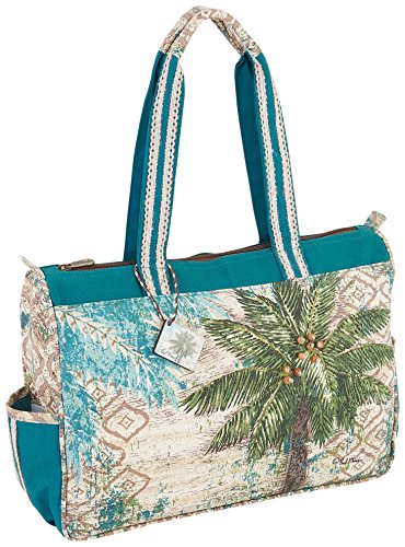 Women s sun n sand, paul brent medium tote bag in aqua …