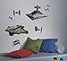 RoomMates Star Wars Rebel & Imperial Ships Peel and Stick Giant Wall Decals, ,