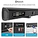 Sound Bar WOHOME 2.1 Channel Soundbar for TV with Subwoofers Wireless Bluetooth Surround Home Theater System 34-inch Soundbar 5.5-inch Subwoofer 4 Speakers 120W 95dB Remote Control Newest Model S18thumb 4