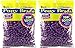 Darice Pony Beads, Purple OP, 1000/pkg (Two pack)