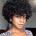 Natural Black Afro Wig Kinky Curly Short Hair Wigs For Black Women Cheap Wigs for African American Wigs with Free Wig Cap