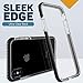 MATEPROX iPhone Xs Case Clear iPhone X Case Clear Thin Slim Anti-Yellow Anti-Slippery Anti-Scratches Cover Shockproof Bumper Case for iPhone Xs/X 5.8'' (Black)