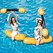MYYAGEW Children Adult Inflatable Water Joust Tree Log Pool Float Game Set 2pcs Logs 2pcs Ride on Log, Inflatable Toys, Water Toys, Outdoor Fun Sports, Gladiator Raft