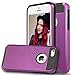 iPhone 5s Case,iPhone SE Case,iPhone 5 Case,by Ailun,Glazed Smooth Surface Coating,Soft TPU Bumper&Hard Shell Solid PC Back,Shock-Absorption&Anti-Scratch Hybrid Dual-Layer Slim Cover[Purple]