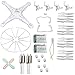 AVAWO Original Spare Parts for Syma X5 X5C X5C-1 Quadcopter Spare Parts Crash Pack Kit Replacement, White(As Shown)