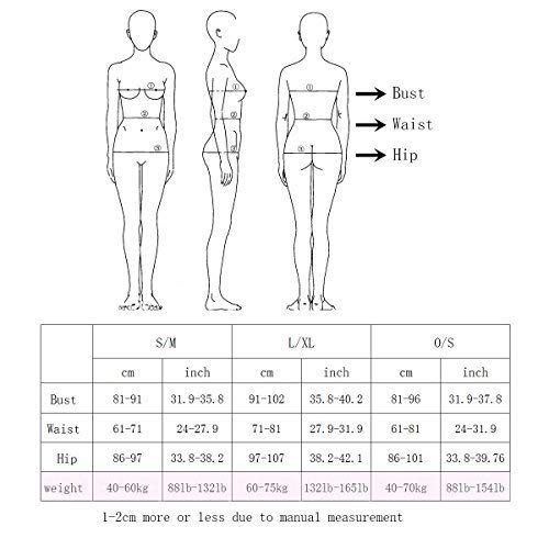 xspice Sexy Lingerie Set for Women, 3 Piece Lingerie for Women with Garter Belts and Thong, Excluding Stockings (M/L, White)