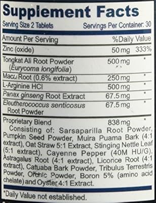 Malenergex Best Testosterone Booster Supplement - Potent and Natural Herbal Pill - Tongkat Ali, Maca Root - Support Increased Energy, Performance, Size & Stamina - Made In The USA - 100% Guarantee
