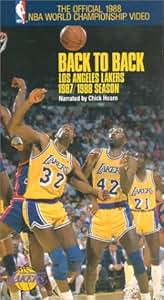 Amazon.com: Back to Back VHS: NBA-1988 Championship ...