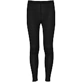 Hot Chillys Youth Pepper Skins Soft Moisture-Wicking Warm Midweight Thermal Base Layer Pants | Elastic Waistband