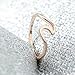 Barogirl Wave Rose Gold Ring Engagement Roses Ring for Women Women's Rings for Lovers YR903 (8)