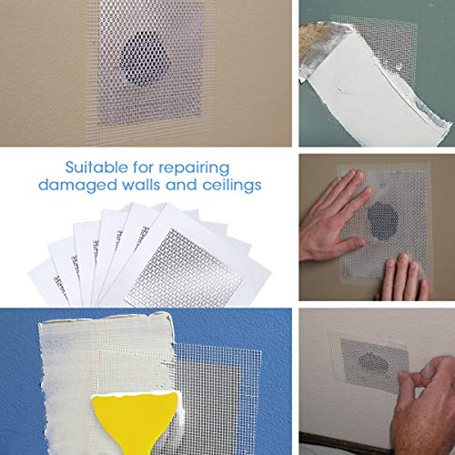 AIEVE Drywall Repair Kit, 6 Pack 4 Inch Wall Patch Repair Kit Drywall