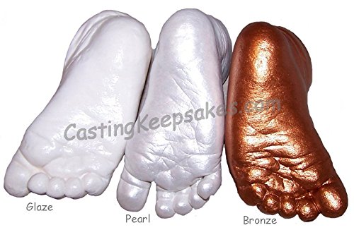 2 Luna+Bean+Plaster+Casting+Keepsake