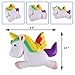 Anboor 4.5 Inches Slow Rising Squishies Unicorn Kawaii Scented Soft Squishies Pegasus Animal Stress Relief Toy Hop Props, Decorative Props