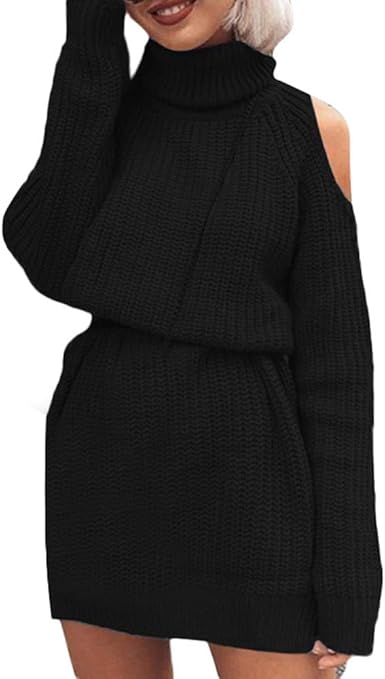 cold shoulder hoodie dress