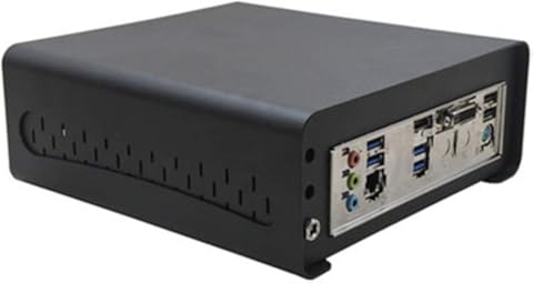 Mini ITX Casos 2,5 Pulgadas HDD Ssd SGCC Juego De La Computadora PC De Escritorio Chasis HTPC Chasis De Metal Fuerte Y Resistente