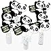 Party Like a Panda Bear - Baby Shower or Birthday Party Centerpiece Sticks - Table Toppers - Set of 15