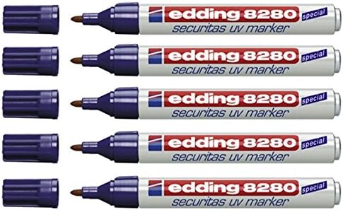 edding 8280 UV Marker Bullet Tip (Pack of 5)