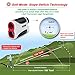 Bozily Golf Rangefinder, 6X Laser Range Finder 900 Yards, Flag-Lock, Slope Tech, 4 Scan Mode, Linear & Vertical Distance, Angle & Speed Measurement, Fog Resistant - Tournament Legal Golf Rangefinder