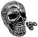 Ebros Death Curse Gothic Metallica Human Skull Ashtray Resin Figurine Day Of The Dead Halloween Spooky Decor Cigarette Ashtray With Lid