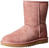 UGG Women's Classic Short II Fashion Boot, pink dawn, 9 M US