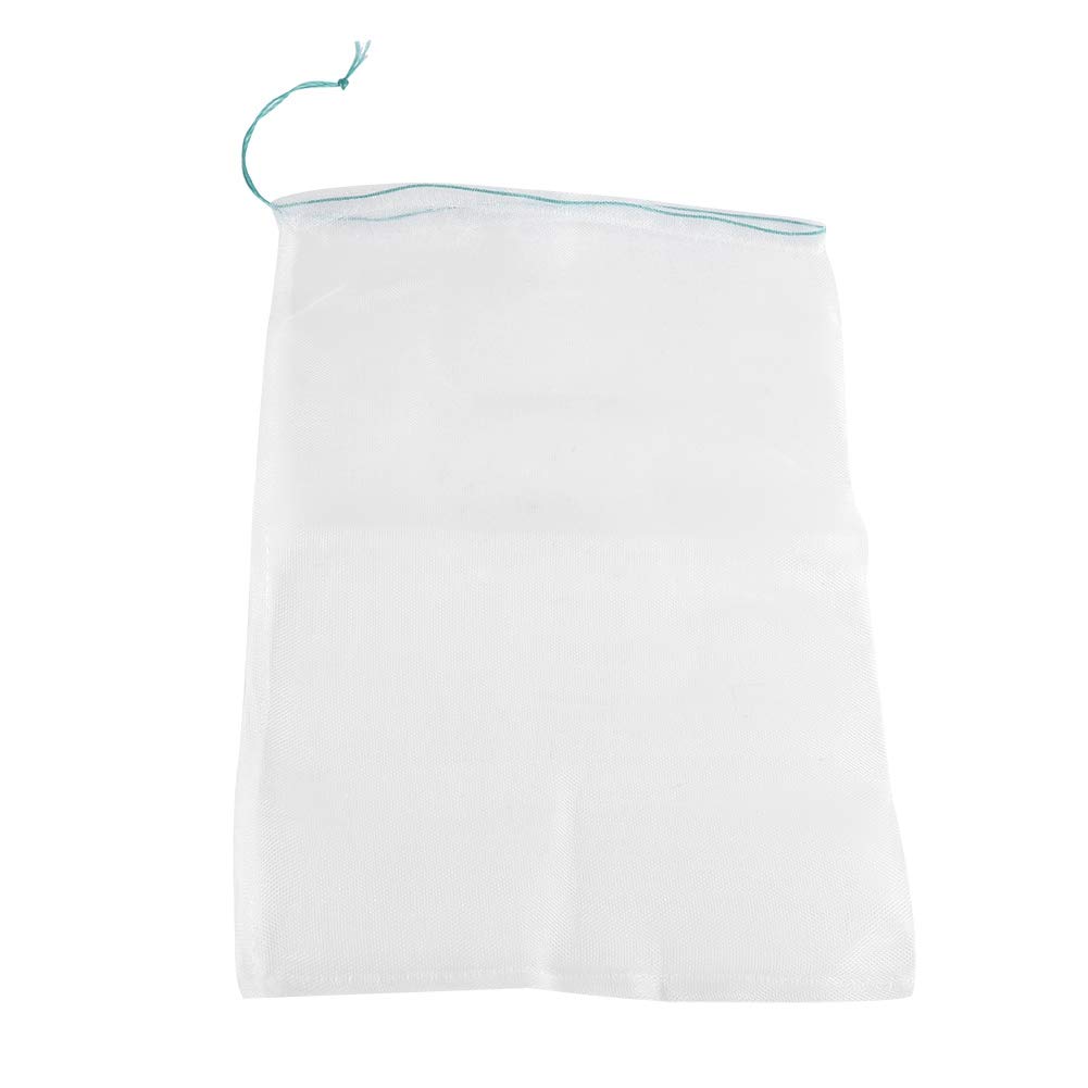 TOPINCN Plant Fruit Protection Bags 10Pcs Drawstring Nylon Mesh Bag Against Insect Mosquito Bug Pest Bird Harvest Protecting Gardening Tools(35 * 25Cm)