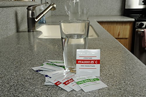 15-Pack Buffer Powder for pH Meters - Works with All Electronic pH Meters