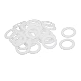 uxcell PTFE Flat Washers 30mm OD 20mm ID 2mm