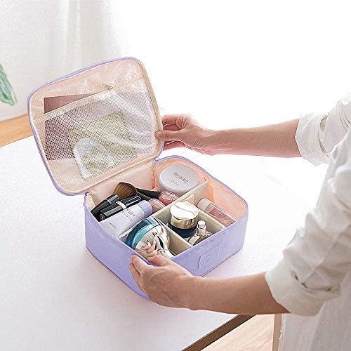 huici Travel Cosmetic Bag Toiletry Organizer Floral Makeup Pouch-Perfect for Your Cheerful Travel