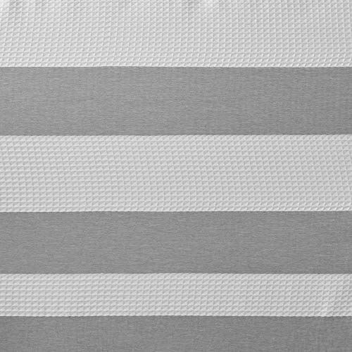 Madison Park Spa Waffle Shower Curtain Pieced Fabric with 3M Scotchgard