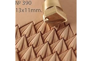 DandS ltd Leather Stamp Tool, Scale, Professional Steel Craft Tool for Leatherworking, Embossing, Carving & Stamping Leather Projects, Belts Wallets & DIY Projects Compatible with Mallet #390